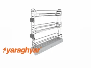 سبد سوپری کنار گاز سه طبقه پلاتین کد 3447 – 3458 – 3469
