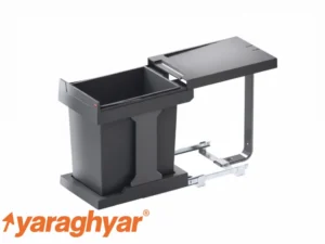 سطل آشغال ریلی داخل کابینت توکار متصل به کف هایلو 140Q